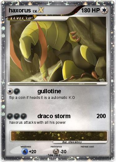 Pokemon haxorus