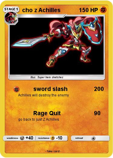 Pokemon cho z Achilles