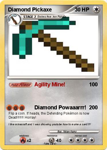 Pokemon Diamond Pickaxe