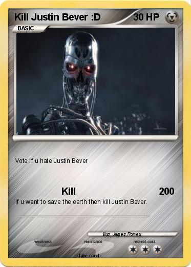 Pokemon Kill Justin Bever :D