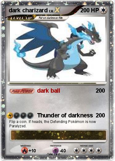 Pokemon dark charizard