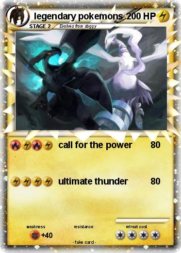 Pokemon legendary pokemons