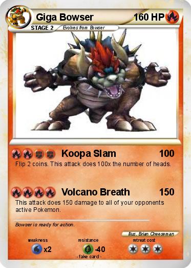 Pokemon Giga Bowser