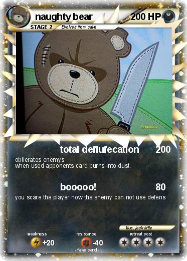 Pokemon naughty bear
