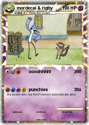 Pokemon mordecai & rigby