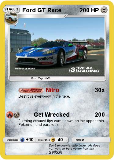 Pokemon Ford GT Race