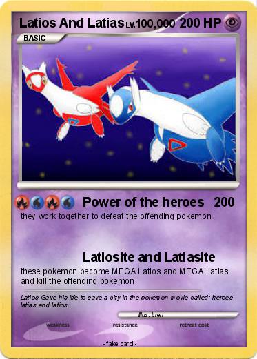 Pokemon Latios And Latias