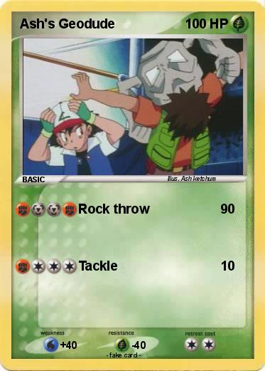 Pokemon Ash's Geodude