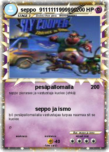 Pokemon seppo  9111111999999