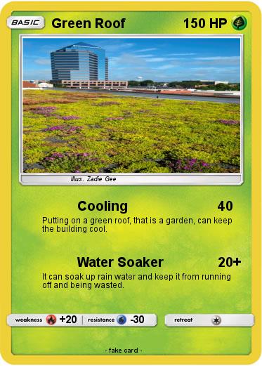 Pokemon Green Roof