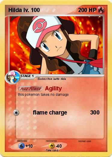 Pokemon Hilda lv. 100