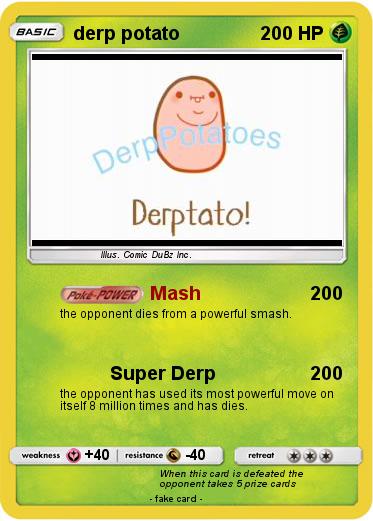 Pokemon derp potato