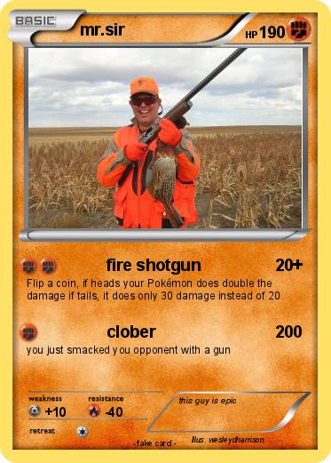 Pokemon mr.sir