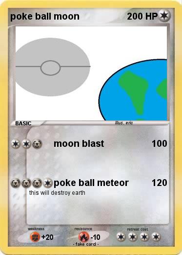 Pokemon poke ball moon