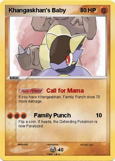 Pokemon Khangaskhan's Baby