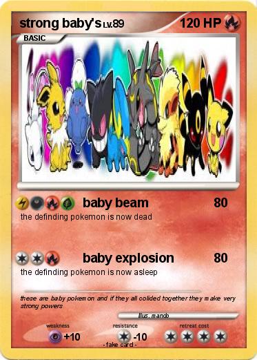 Pokemon strong baby's