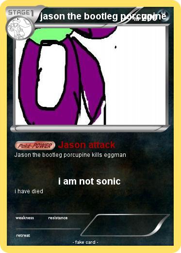 Pokemon jason the bootleg porcupine