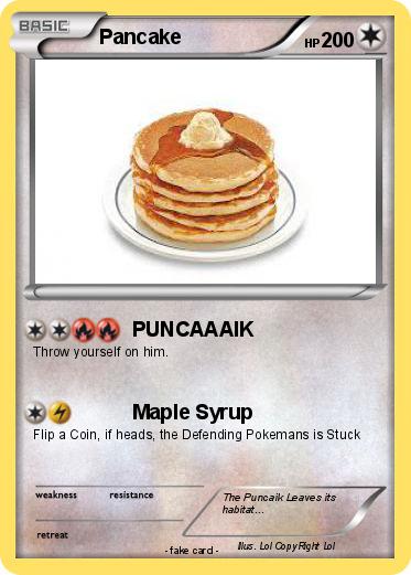 Pokemon Pancake