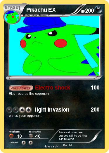 Pokemon Pikachu EX