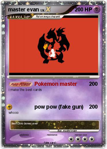 Pokemon master evan
