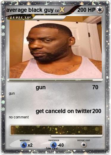 Pokemon average black guy