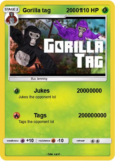 Pokemon Gorilla tag          20001