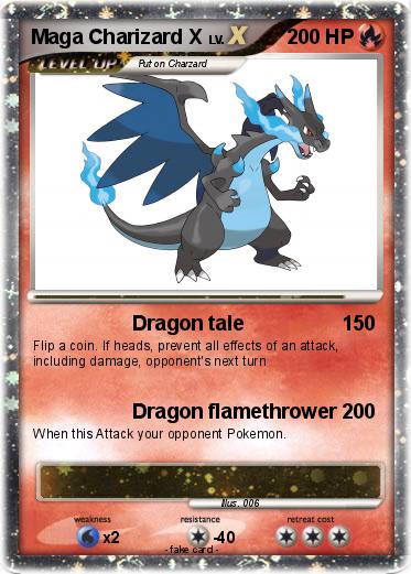 Pokemon Maga Charizard X