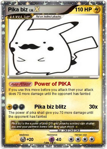 Pokemon Pika biz