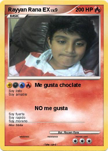 Pokemon Rayyan Rana EX