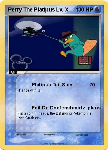 Pokemon Perry The Platipus Lv. X