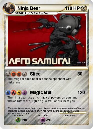 Pokemon Ninja Bear