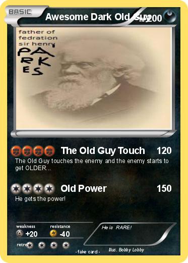 Pokemon Awesome Dark Old Guy