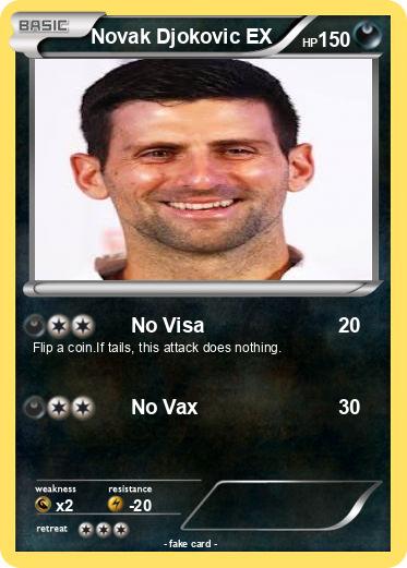 Pokemon Novak Djokovic EX
