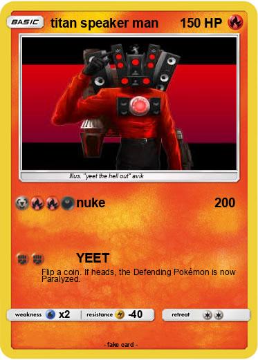Pokemon titan speaker man