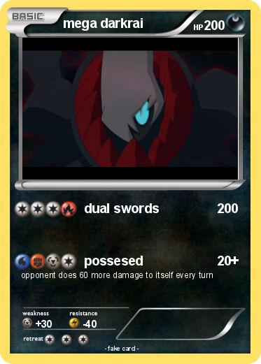 Pokemon mega darkrai