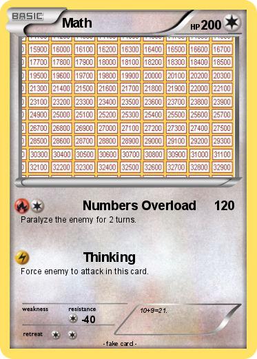 Pokemon Math