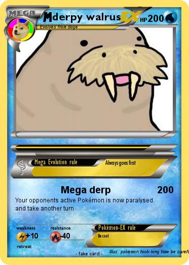 Pokemon derpy walrus