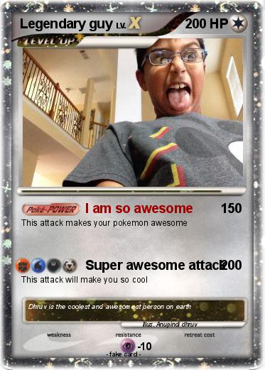 Pokemon Legendary guy