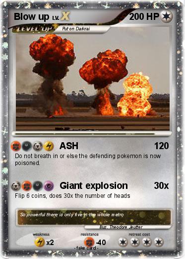 Pokemon Blow up