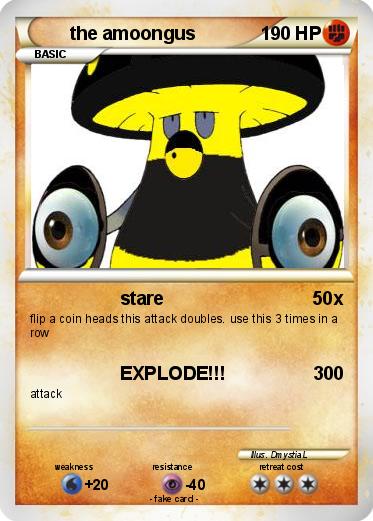 Pokemon the amoongus
