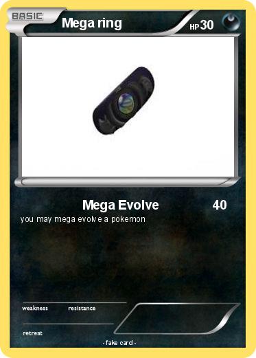 Pokemon Mega ring