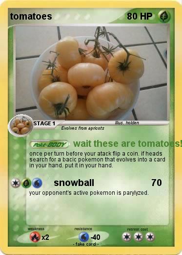 Pokemon tomatoes