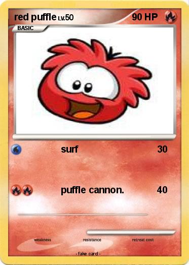 Pokemon red puffle