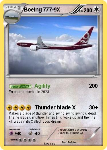 Pokemon Boeing 777-9X