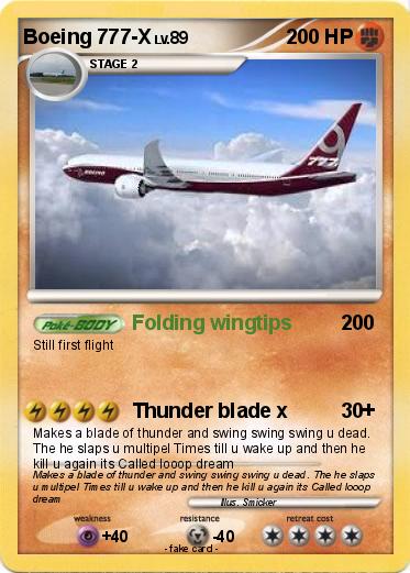 Pokemon Boeing 777-X