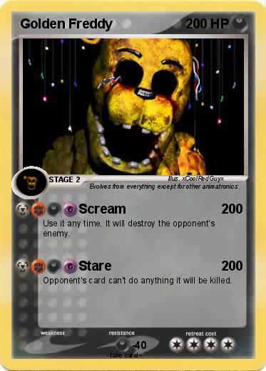 Pokemon Golden Freddy