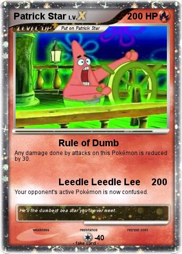 Pokemon Patrick Star