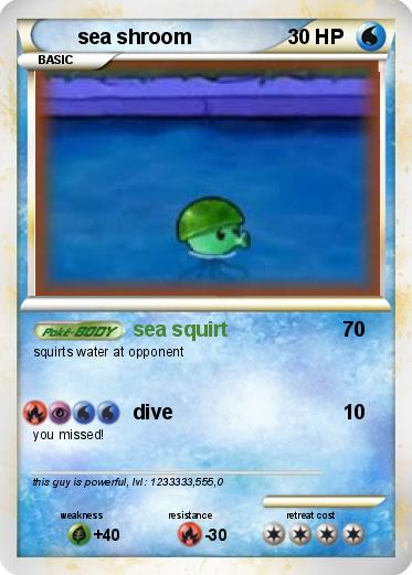 Pokemon sea shroom