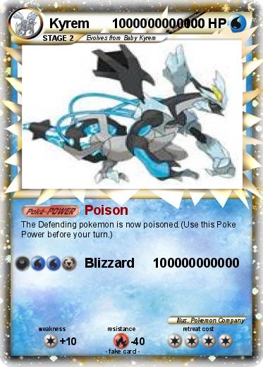 Pokemon Kyrem      1000000000000