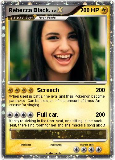 Pokemon Rebecca Black.